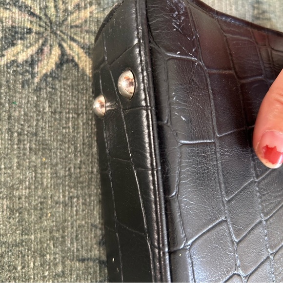 Vintage Black crocodile Gioe clutch - Picture 8 of 11